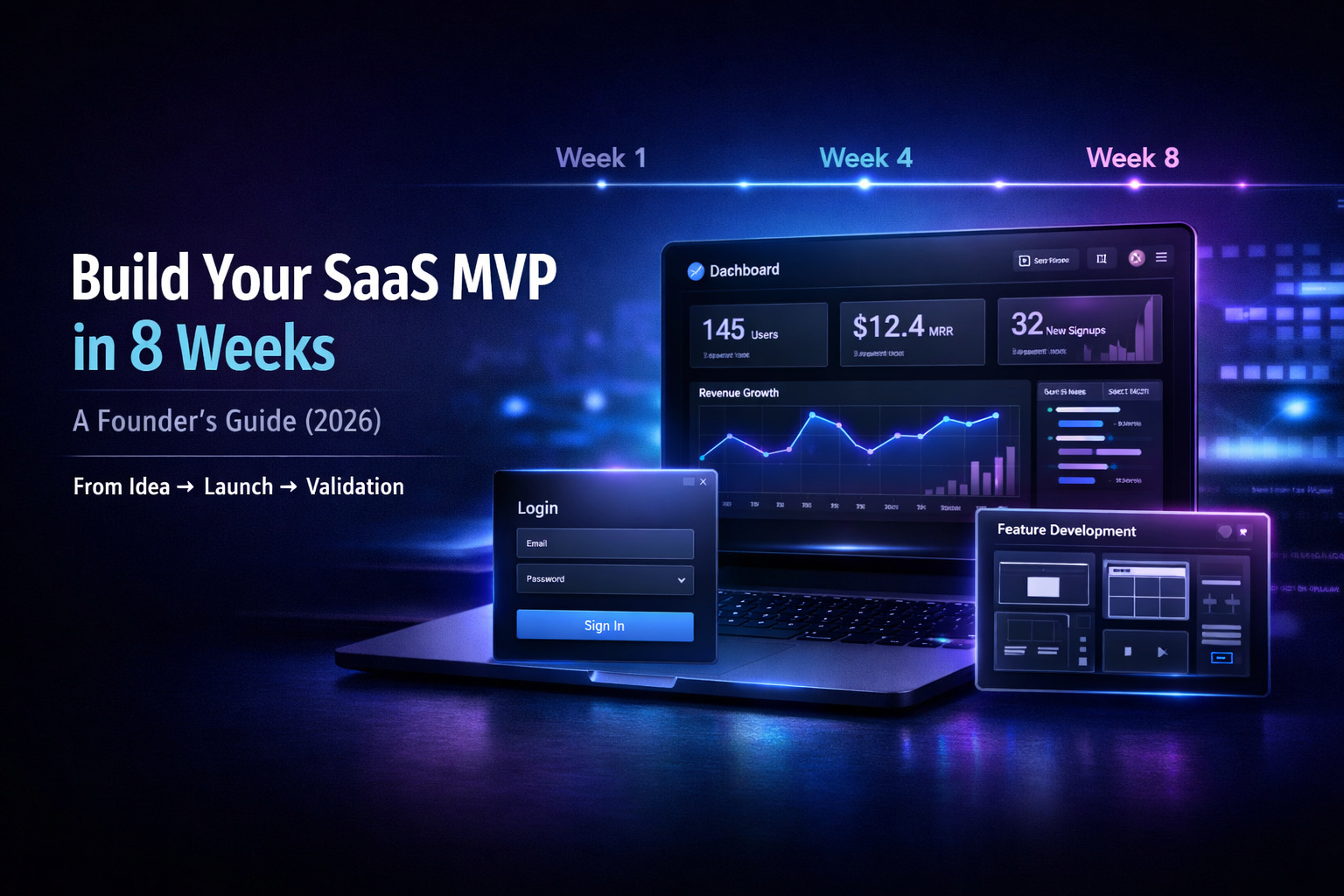How to Build a SaaS MVP in 8 Weeks (2026 Startup Guide)