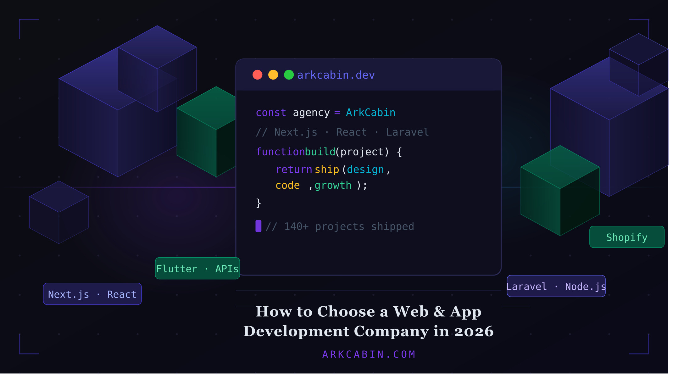 How to Choose a Web and App Development Company in 2026